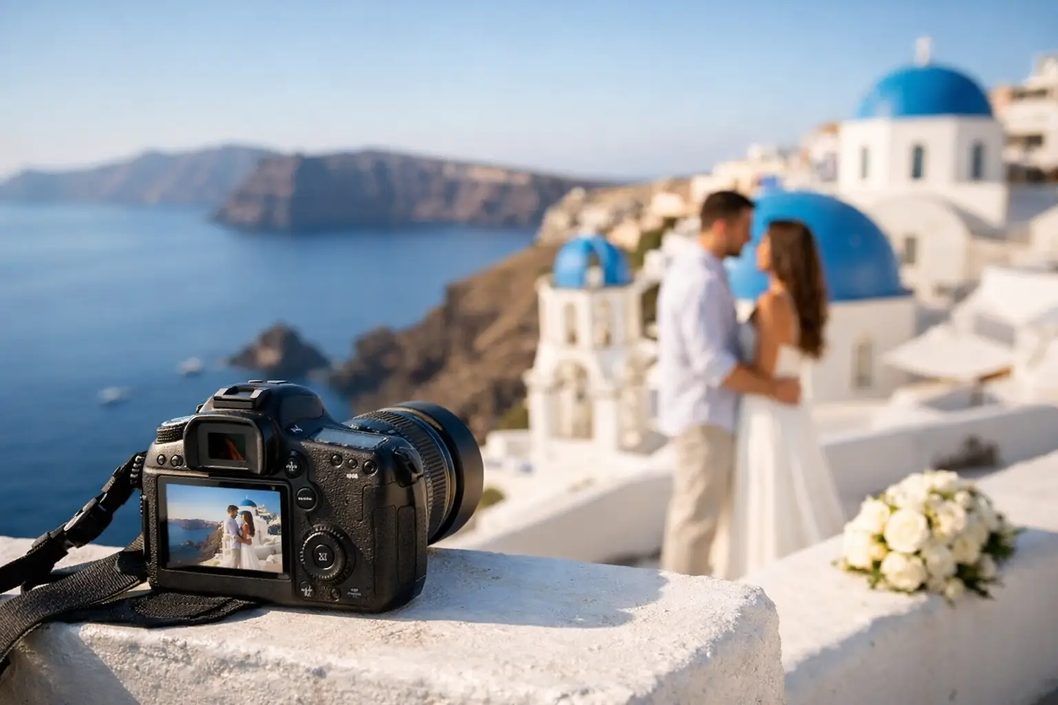 Santorini Photographer Availability for Your Date